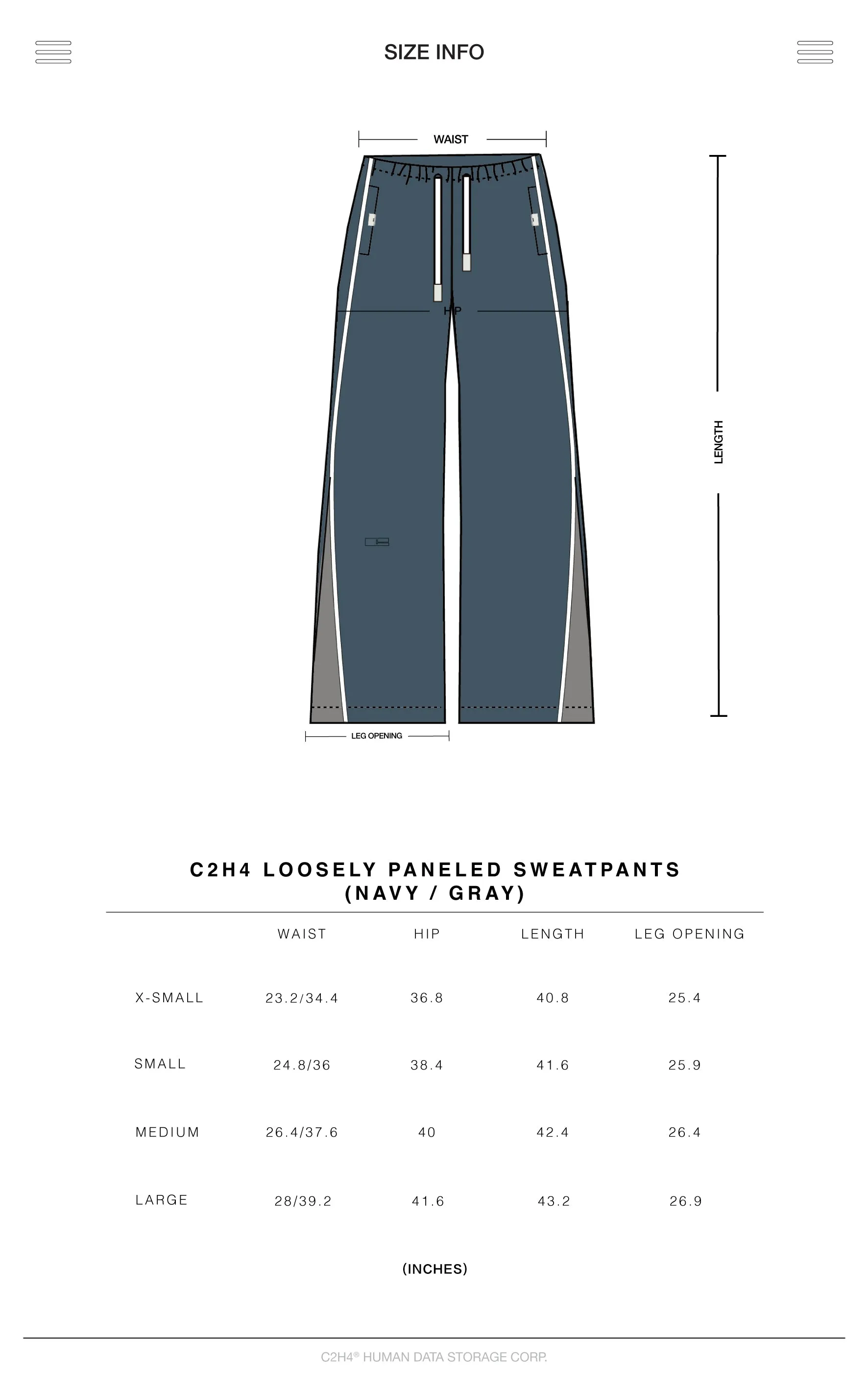 009 - Loosely Paneled Sweatpants