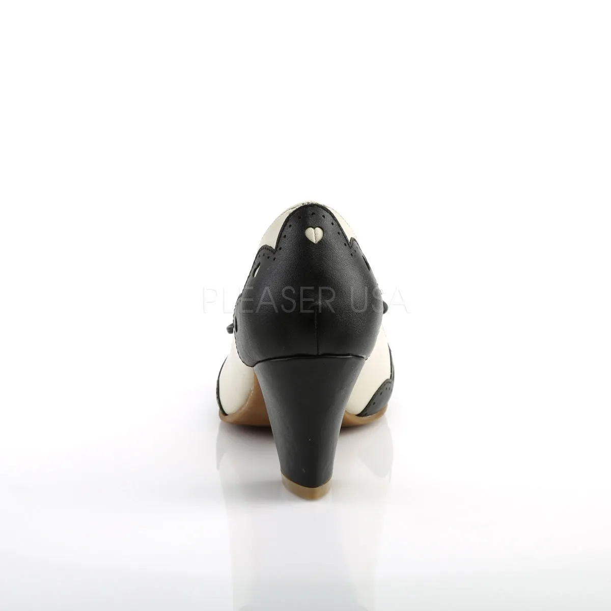 2" Heel WIGGLE-17 Black-Cream