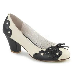 2" Heel WIGGLE-17 Black-Cream