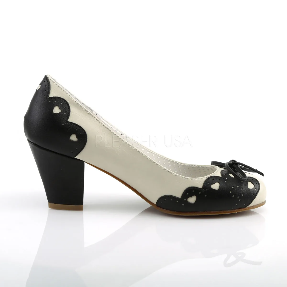 2" Heel WIGGLE-17 Black-Cream