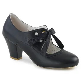 2" Heel WIGGLE-32 Black Pu