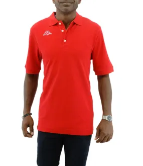 302S1U0943, Kappa,  Logo Life - Men S/S Polo - Red