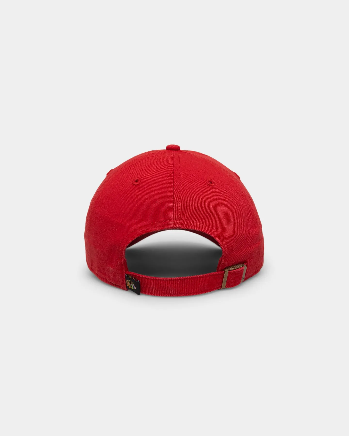 47 Brand Chicago Blackhawks Clean Up Strapback Red