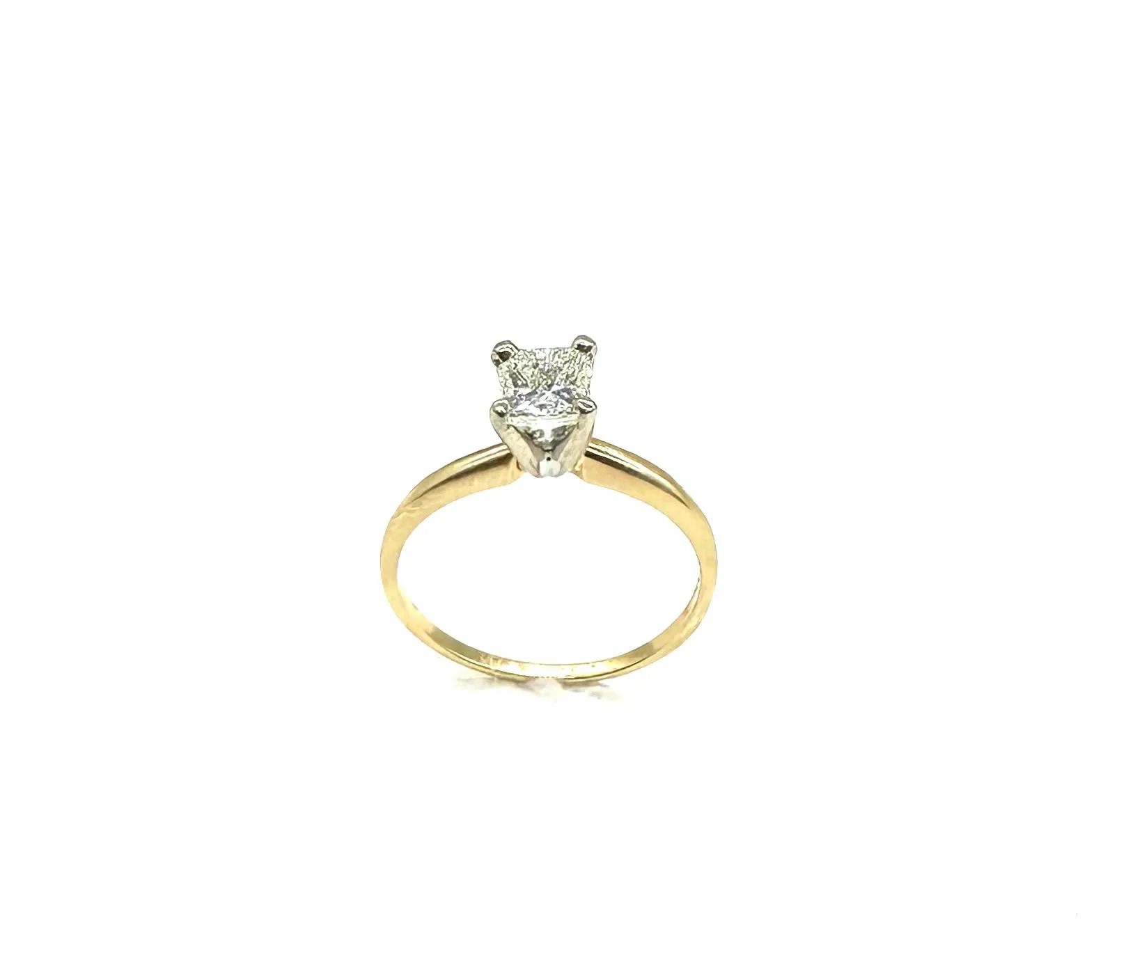 69 PT Princess Cut Diamond Engagement Ring