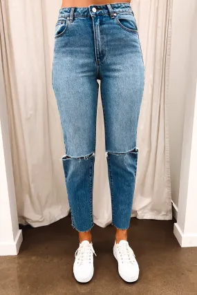 A 94 High Slim Jean Mila Organic Rip