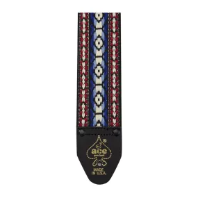 Ace DN-ACE11 2" Vintage Reissue Guitar Strap - Bohemian Blue