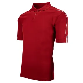 adidas Men's ClimaLite 3-Stripes Cuff Polo