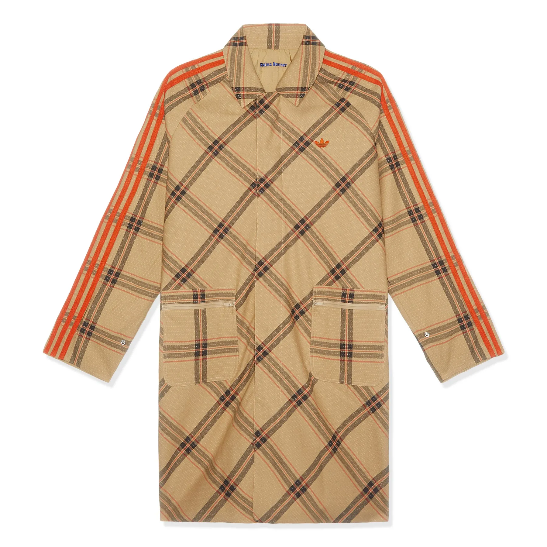 adidas x Wales Bonner Reversible Mac Jacket (Beige Wb/Check Jacq Wb)