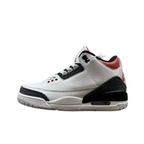 AIR JORDAN 3 RETRO DENIM SE FIRE RED WHITE/FIRE RED/BLACK