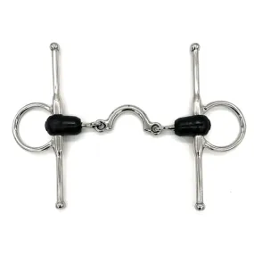 AJR Rubber Cut Off Segunda Full Cheek Snaffle Bit