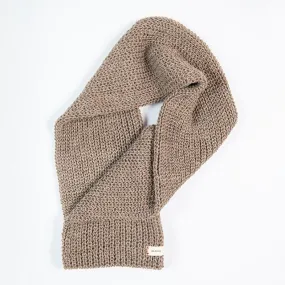 Alpaca Infinity Scarf - Brown