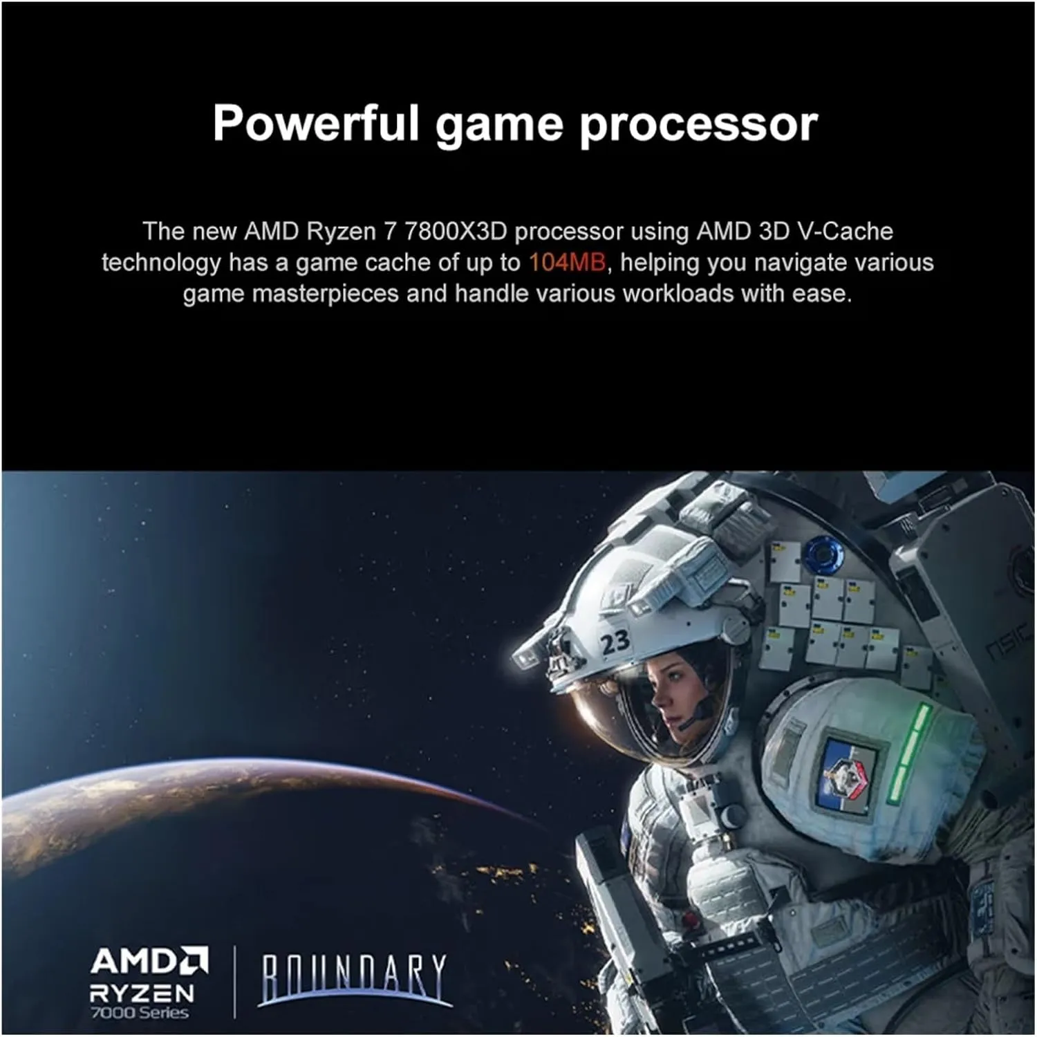 AMD Ryzen 7 7800X3D AM5 Gaming Processor (8-Cores/16-Threads) | AMD Ryzen™ 7 7000 SERIES