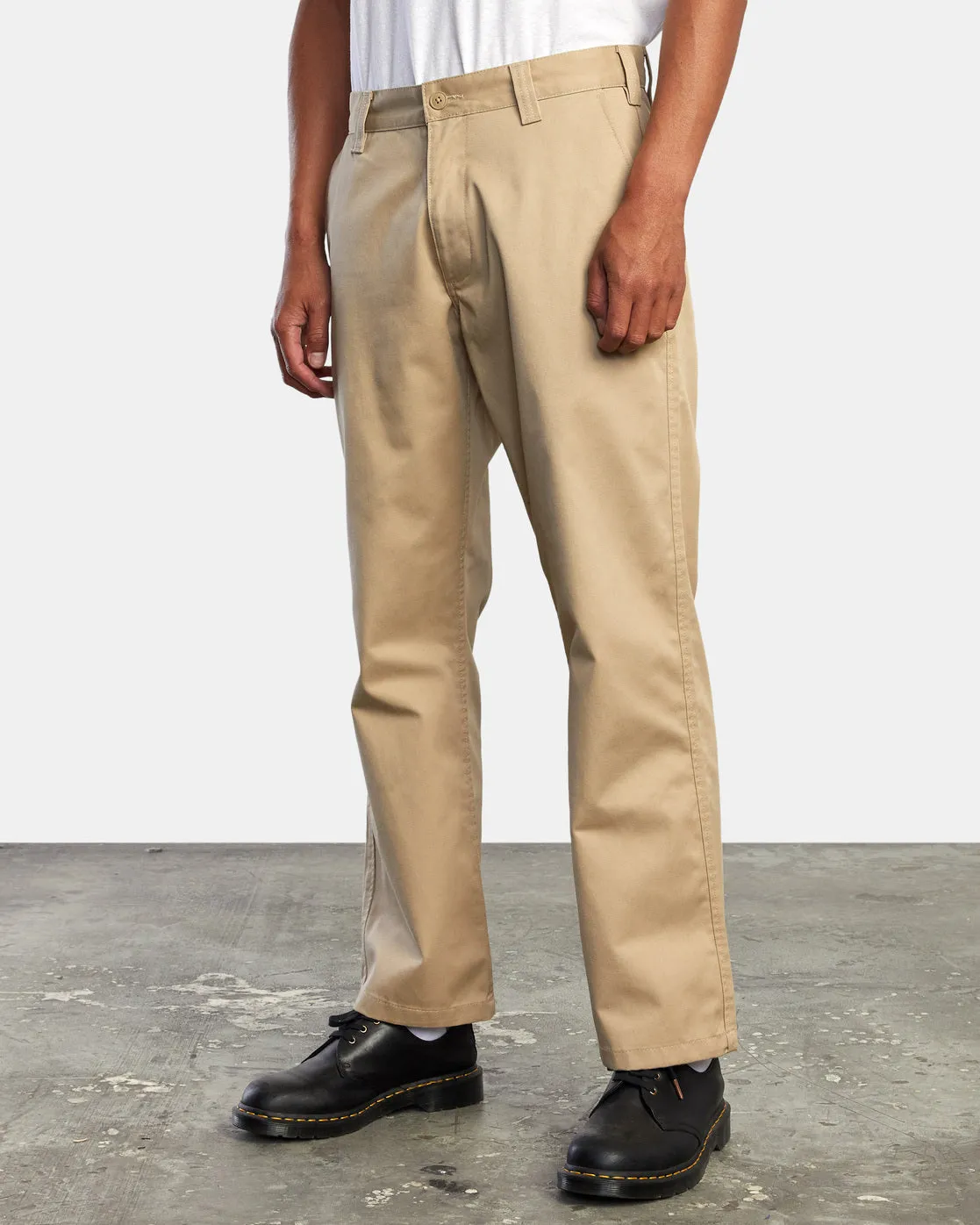 Americana Relaxed Fit Chino Pants - Khaki