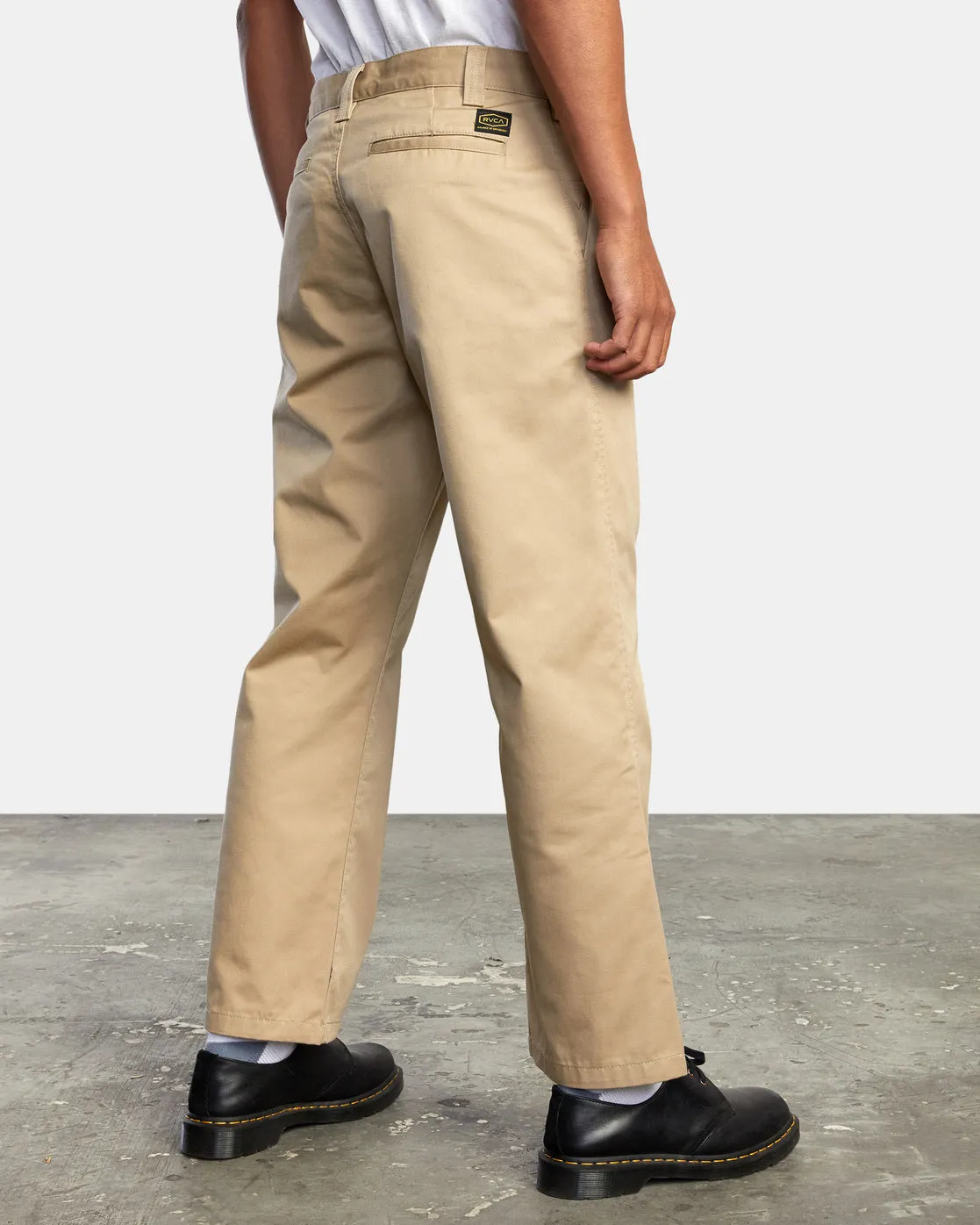 Americana Relaxed Fit Chino Pants - Khaki