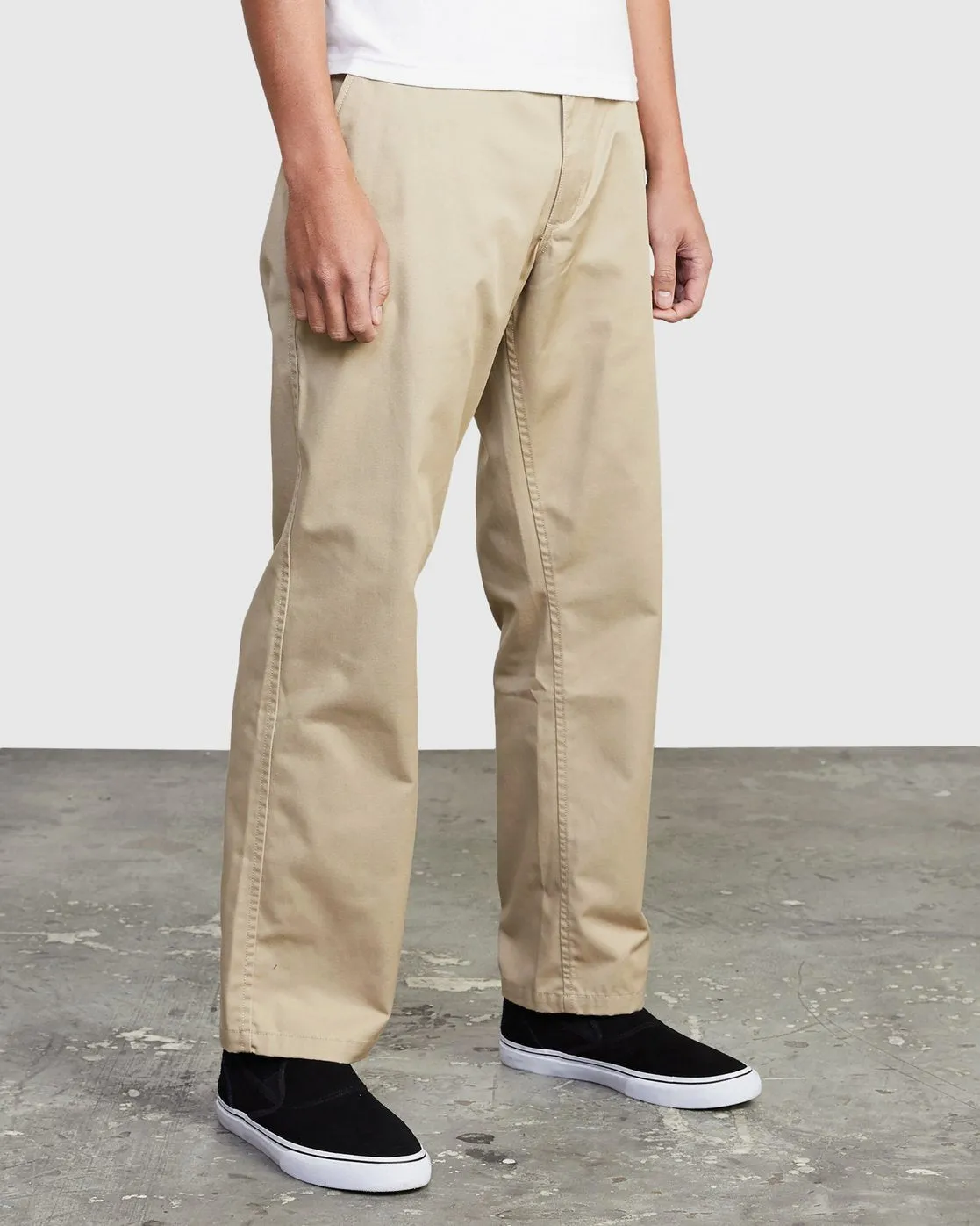 Americana Relaxed Fit Chino Pants - Khaki