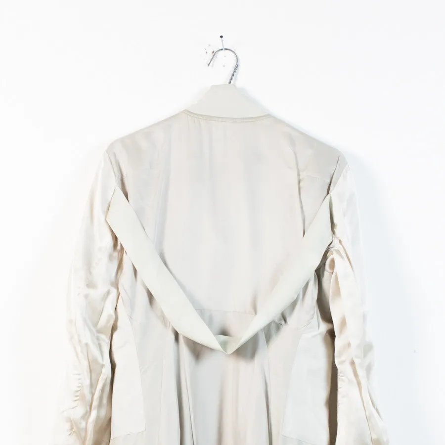 angled zip safari coat