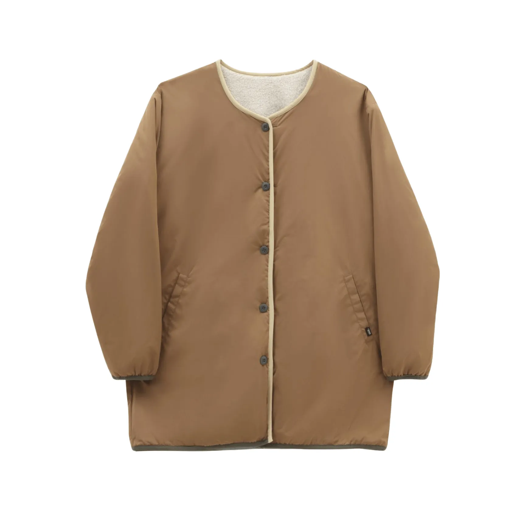 Animal Mix Line Jacket Reversible- Brown/White/Green