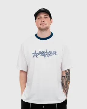 Arcade Oceanic Ringer Shirt - Nautical Blue/White