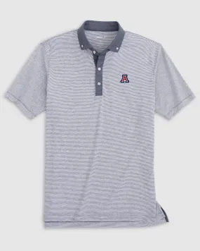 Arizona Walsh Striped Jersey Performance Polo