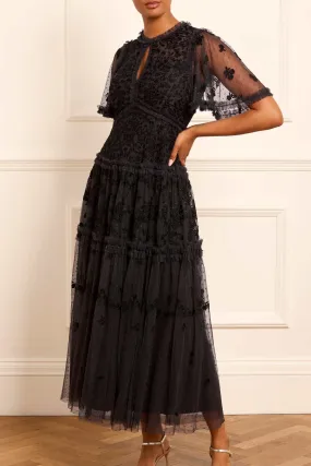 Autumn Lace Ankle Gown