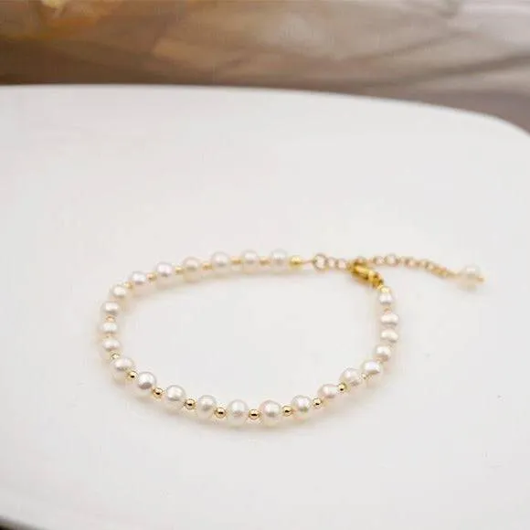 Beaded Pearl Bracelet