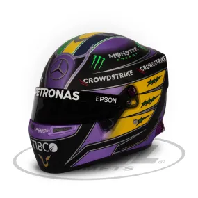 Bell 1:2 Scale Mini Helmet Lewis Hamilton Brazil GP 2021