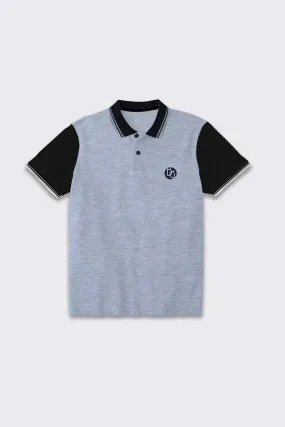 Black-Grey Contrast POLO