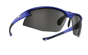 Bliz Motion Sport Sunglasses (Smoke Silver Mirror/Metallic Blue)