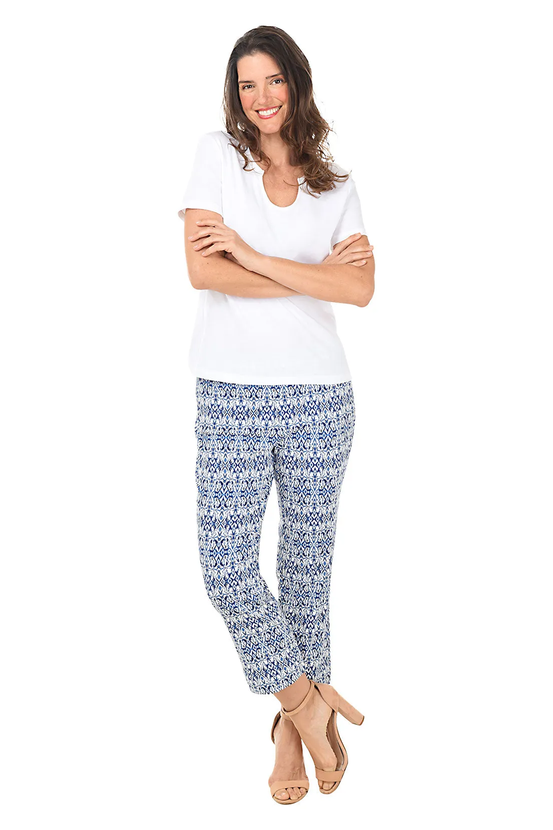 Blue Star Diamonds Crop Pant