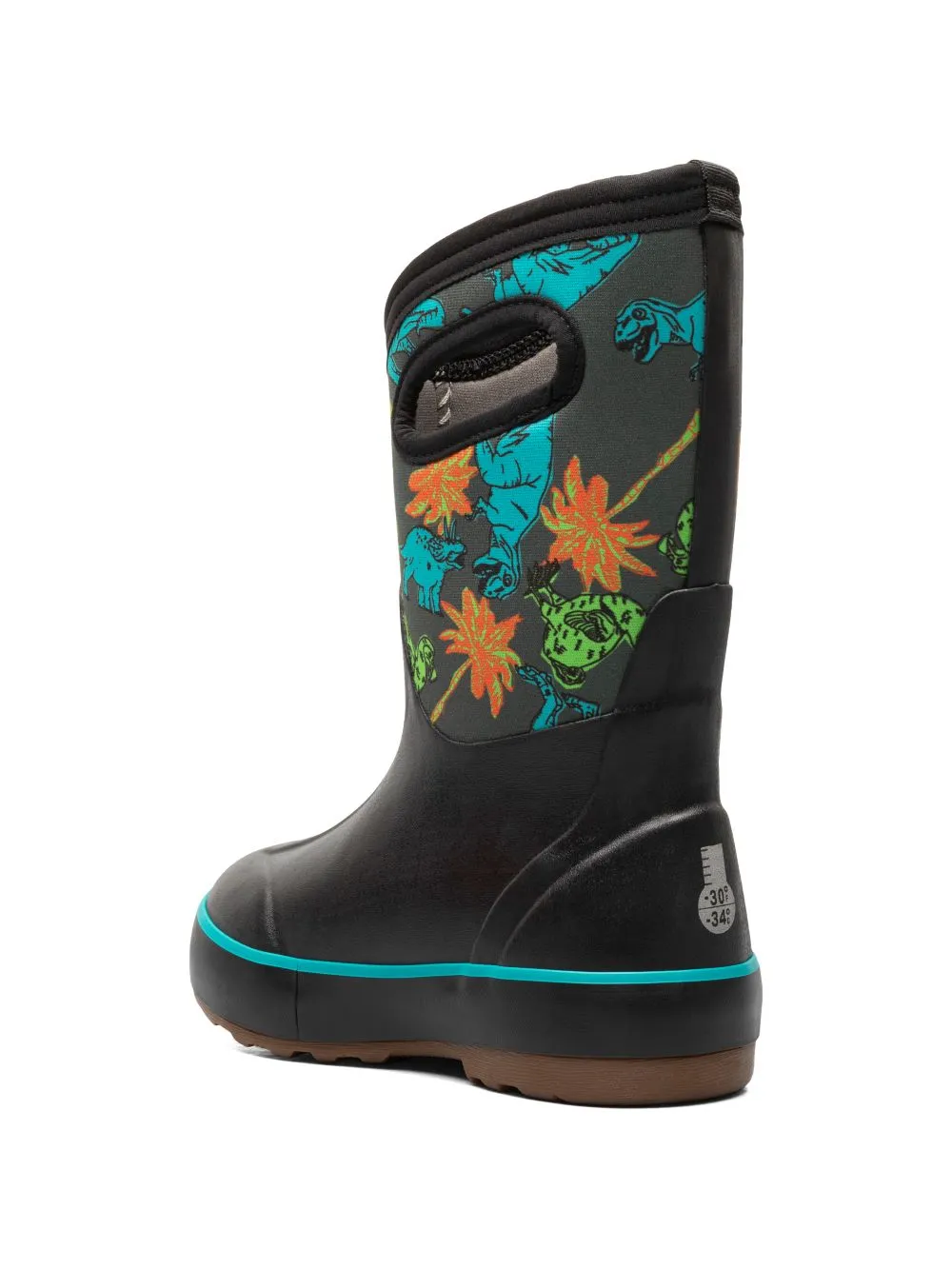 'BOGS' Kids' Classic II Dino Dodo Insulated WP Rainboots - Black Multi