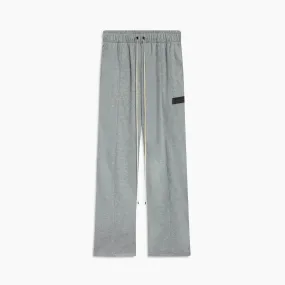 bootcut sweatpants / grey polar