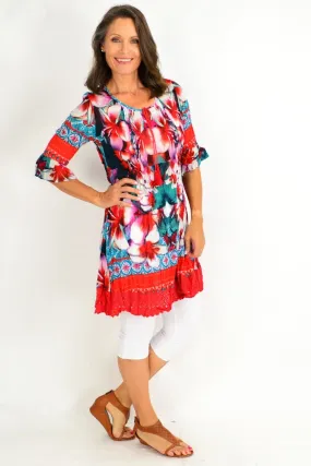 Bora Bora Colourful Tunic Dress