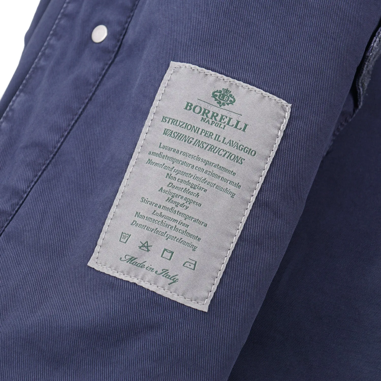 Borrelli Lightweight Cotton Jean Jacket