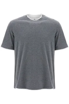 BRUNELLO CUCINELLI layered-effect t-shirt