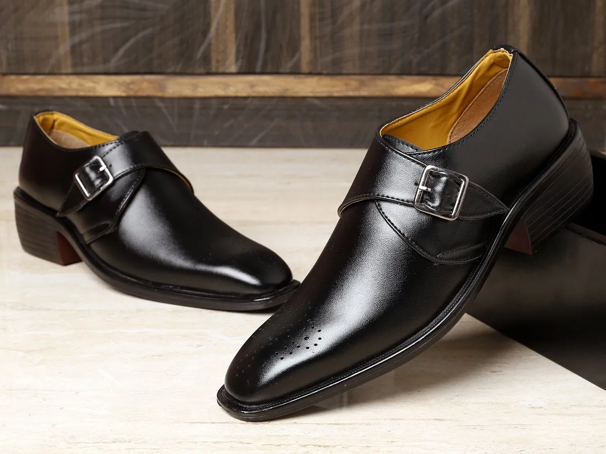 Bxxy's Single Monk Strap Trendy Slip-ons for Men