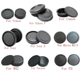 camera Body cap   Rear Lens Cap for Canon nikon Sony NEX for Pentax Olympus Micro M4/3 Panasonic M42 FD Camera Mount