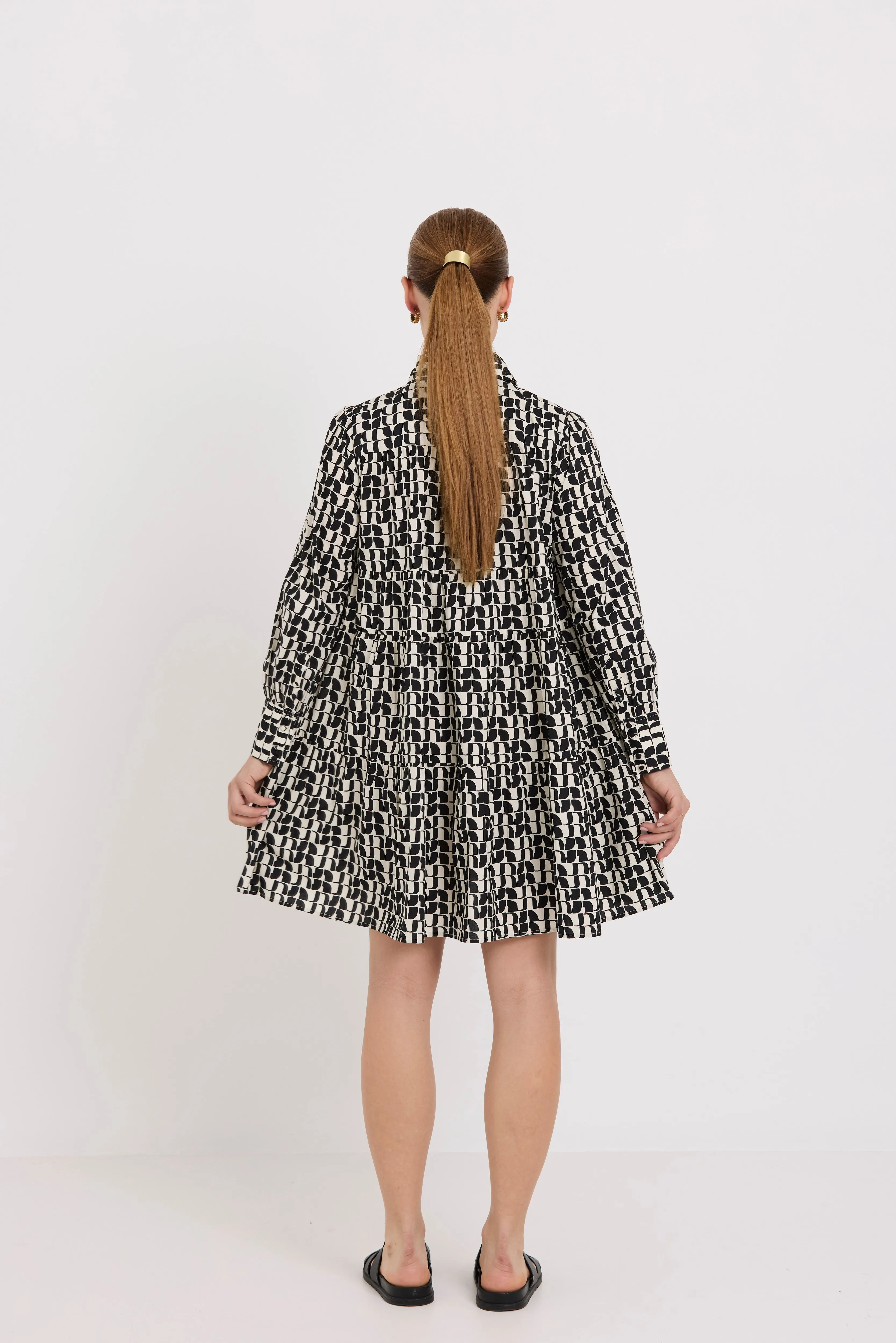 Camila Mini Dress | Flagwork Print