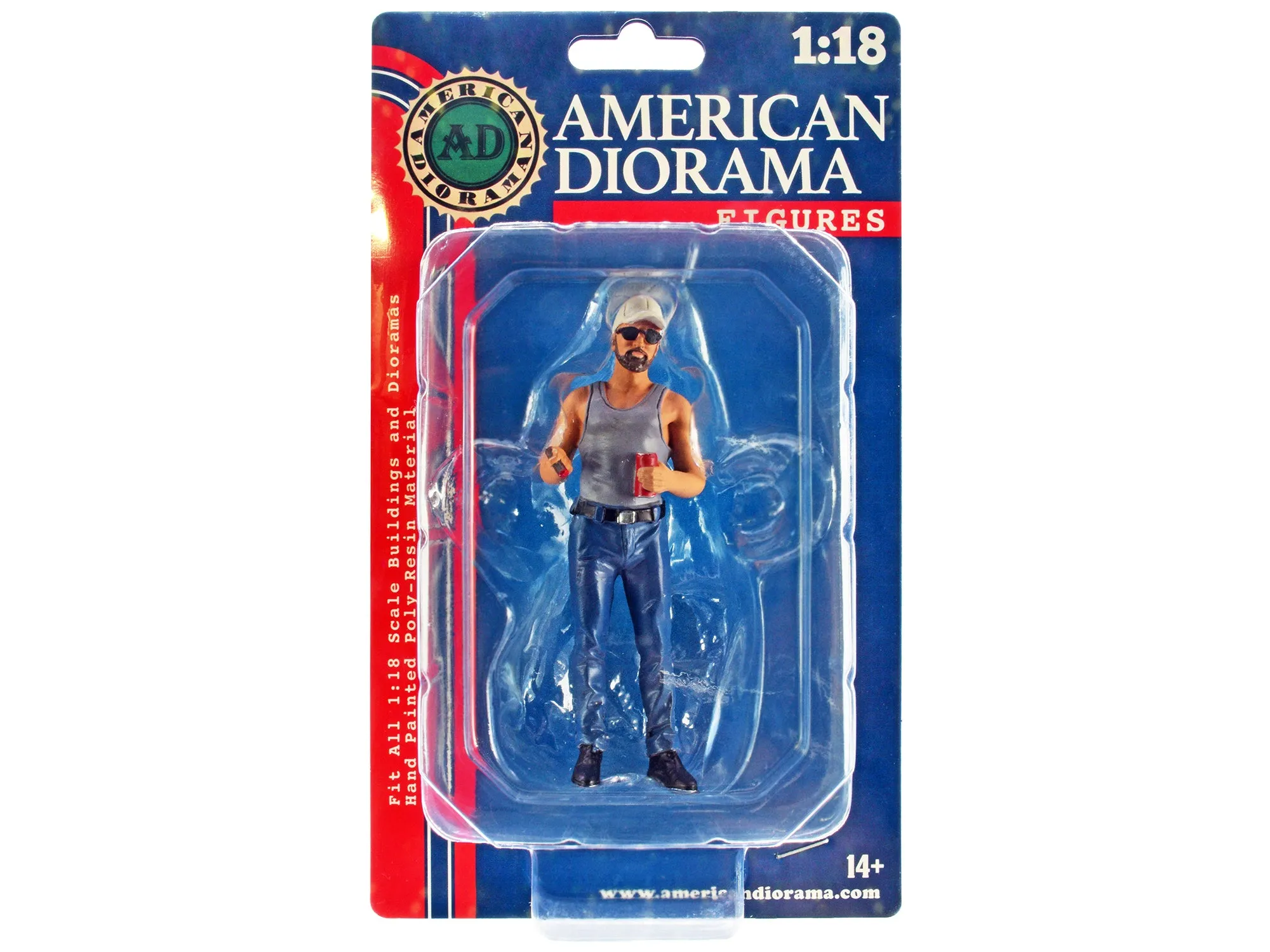 Campers Figure 5 for 1/18 Scale Models by American Diorama