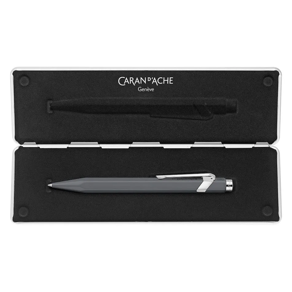 Caran d'Ache 849 Rollerball Pen with Slimpack Grey