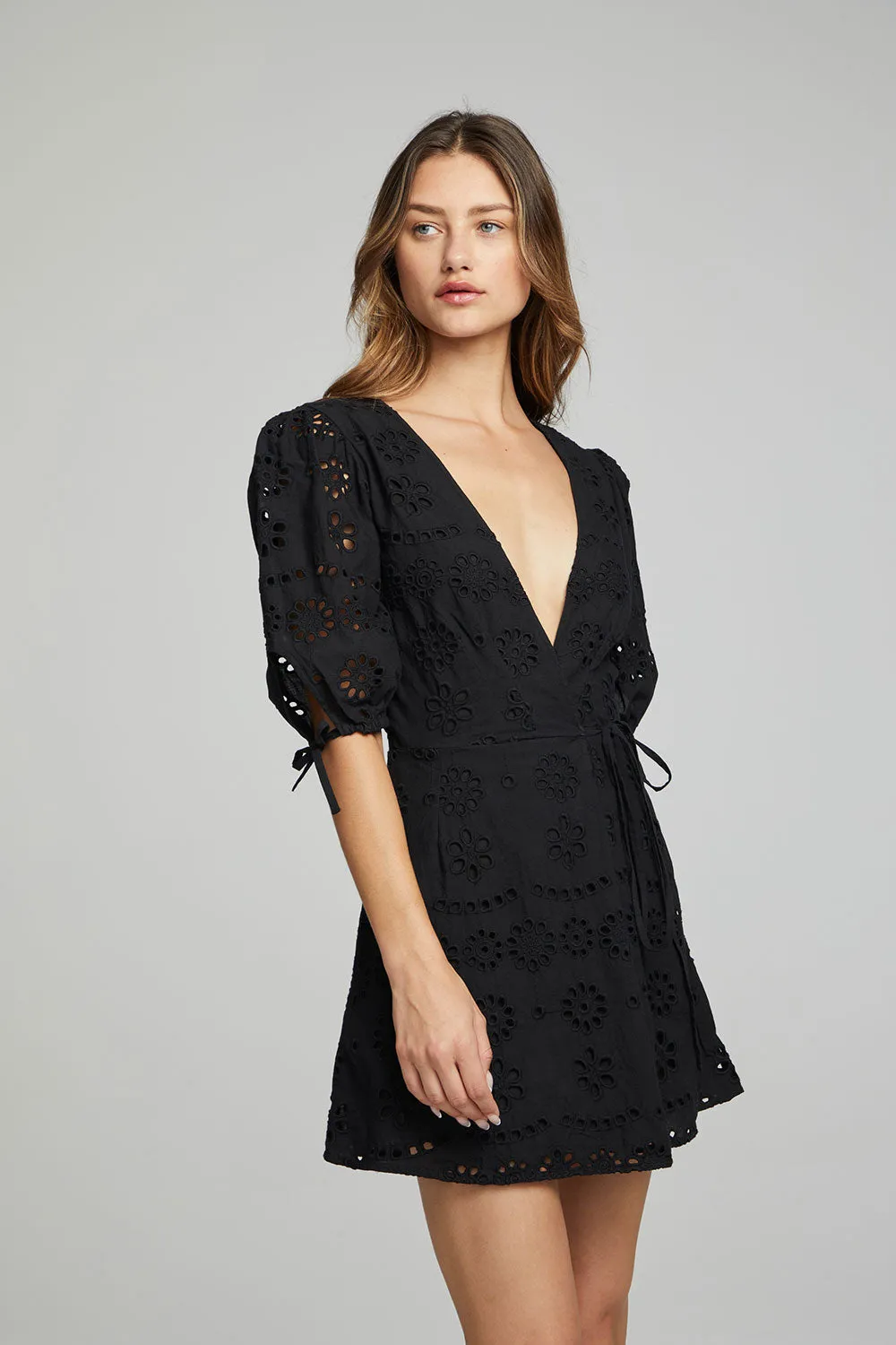 Cassia Mini Dress - Black Onyx