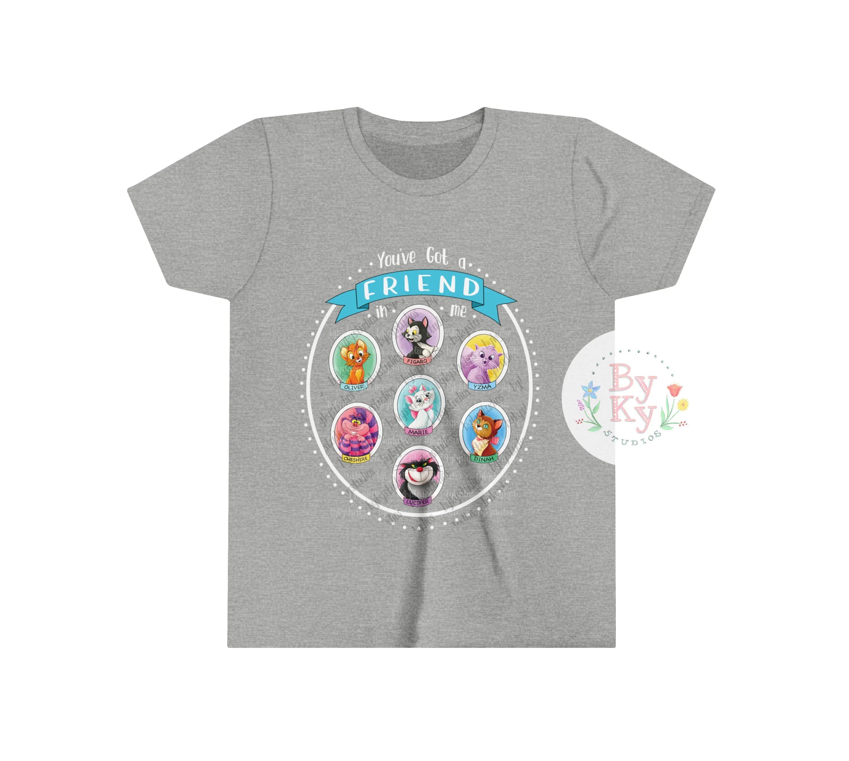 Cats 'You've Got a Friend' Kids Short Sleeve Tee