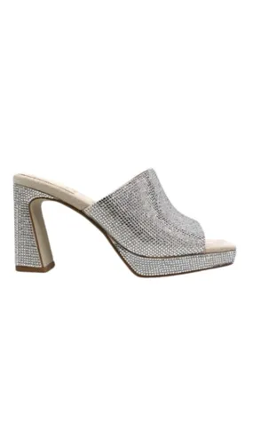 Caviar Jwl Platform - Nude Suede Champagne