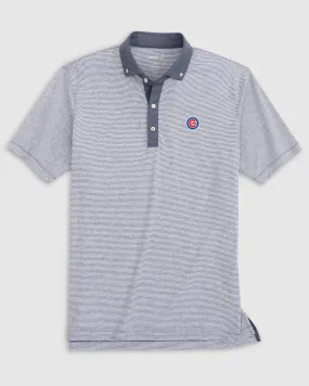 Chicago Cubs Walsh Striped Jersey Performance Polo