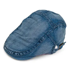 Chokore Denim Flat Ivy Cap (Blue)