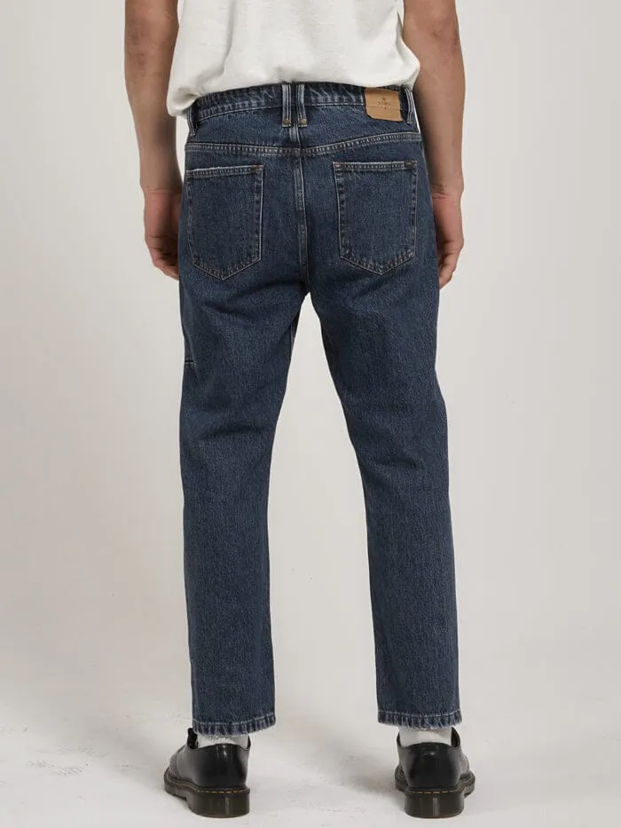 Chopped Denim Jean - Worn In Blue