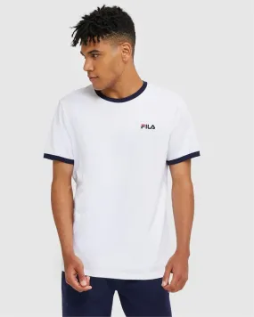 Classic Men's Ringer Tee - White - White