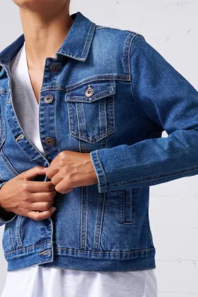 Classic Stretch Denim Jacket