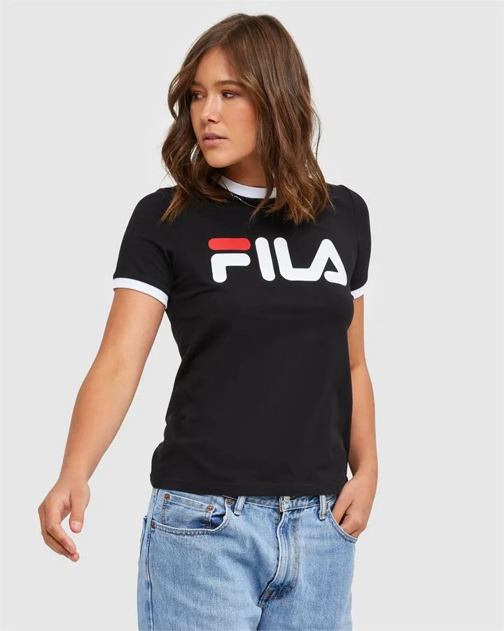 Classic Women's Ringer Tee - Black - Black