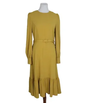 CO Mustard Yellow Dress w/ Belt sz 8