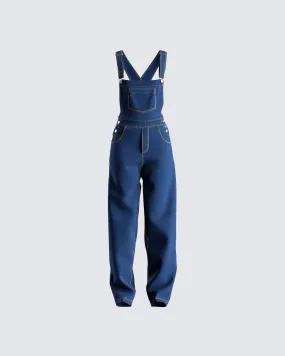 Colleen Blue Overall Jeans